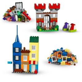 LEGO 10698 Caja de Ladrillos Creativos Grandes, 484 Piezas en 35 Colores, Incluye Ruedas, Ojos y Ventanas, Edad +4 años