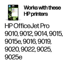 HP Tinta Negra, Cian, Magenta, Amarilla Officejet Pro 9000 Series - Nº 963 *Pack De 4*