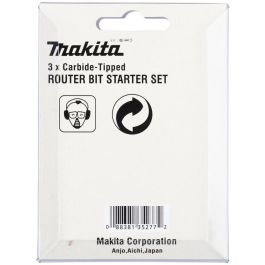 Makita D-30209 - Set de 3 Fresas