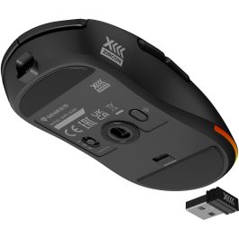 Genesis Zircon XIII Ratón Gaming Ambidextro Óptico Pixart PAW3395 26000 DPI Inalámbrico USB-C 7 Botones 77g