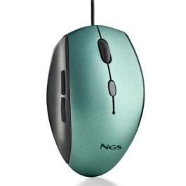 Ratón Ergonómico NGS Moth Ice/ Hasta 1600 DPI/ Verde Hielo Precio: 7.79000057. SKU: B125E3N7QC