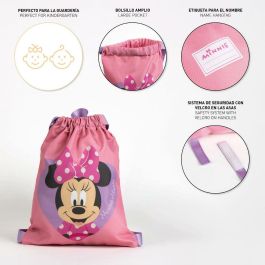 Cerdá Saquito Escolar Minnie PINK 27 x 33 x 1 cm para Niños +3 Años Cerdá Saquito Escolar Minnie PINK 27 x 33 x 1 cm para Niños +3 Años