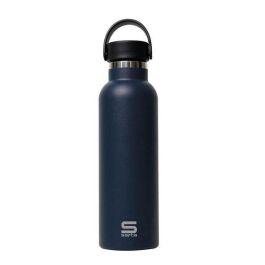 Safta Botella Termo Exterior Goma 600 ml Marino 25x7.3x7.3cm