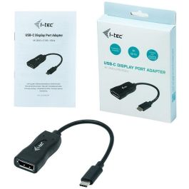 I-TEC Adaptador USB-C a DisplayPort 4K/60Hz, 0,15 m, para Windows, Mac y Android