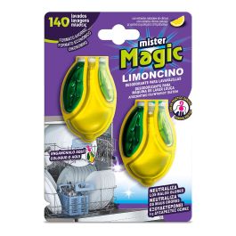 Mister Magic Ambientador para Lavavajillas Limoncito - Neutraliza Olores, Extractos Naturales, 140 Lavados