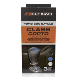 Abc Pomos Pomo Class Corto Negro Gatillo CS10 POM30146 Aluminio PU Simil Piel 30 mm