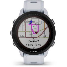 Garmin Forerunner 955 Solar Reloj Inteligente Blanco GPS con Carga Solar