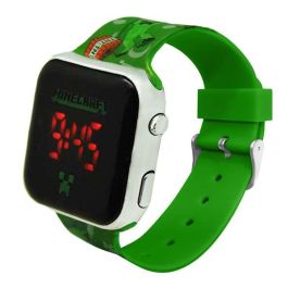 Reloj led minecraft con luz led y funciones 3,5cm Reloj led minecraft con luz led y funciones 3,5cm
