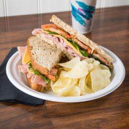 Algon Set 100 Plato Redondo Plástico Ecológico 20.5 cm (6 Unidades)