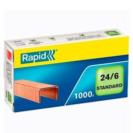 Rapid Grapas Estándar 24-6 Cobreadas Caja De 1000 Precio: 0.79000053. SKU: B1FKCMT23Y