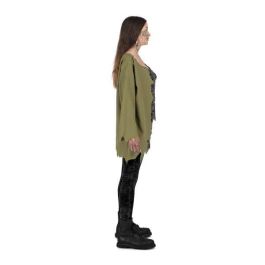 Disfraz infectado camiseta, aplicaciones de látex y bote de látex talla s Disfraz infectado camiseta, aplicaciones de látex y bote de látex talla s