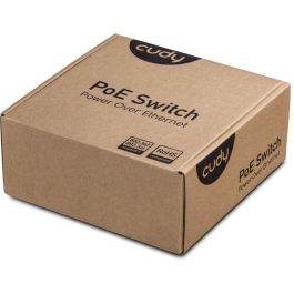 Cudy GS1005P Switch Ethernet de 5 Puertos con PoE+