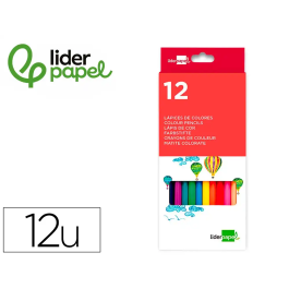 Liderpapel Lápices de Colores Caja de 12 Unidades Colores Surtidos, Mina Extrarresistente, Escritura Suave Precio: 2.50000036. SKU: B12F5J9Q58