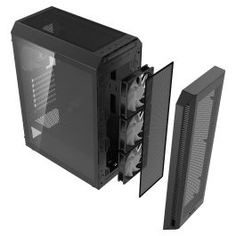 XPG Valor Air Plus ATX Midi Tower Negro Cristal Templado 4x120mm ARGB