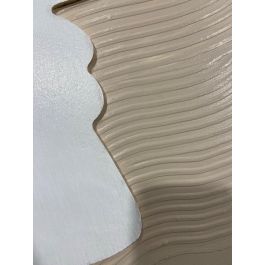 DKD Home Decor Cuadro Beige Blanco Estilo Escandi Lienzo Yeso Cara Abstracto 3 x 50 x 40 cm (4 Unidades)