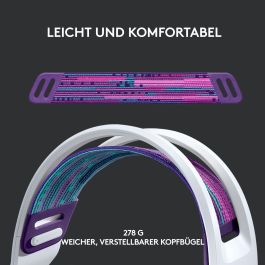 Logitech Auricular con Micrófono G733 LIGHTSPEED Inalámbrico, 29h Batería, RGB LIGHTSYNC