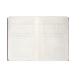 Antartik Cuaderno A4 Tapa Dura Hojas Cuadriculadas Rosa Pastel 100 Hojas 80gr FSC