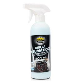 Brillo para Neumáticos MOT50006 500ml Sin Disolventes Efecto Negro Mojado Intenso Larga Duración Anti-Agrietamiento y Descolorido