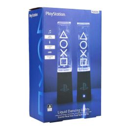 PALADONE Set 2 Lámparas PlayStation Líquido Danzante 22cm con Sonido Reactivo USB