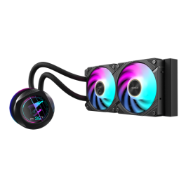 GIGABYTE Refrigeración líquida AIO AORUS WATERFORCE X II 240 para CPU - 2 ventiladores ARGB de 120 mm, pantalla LCD a todo color, mecanismo de bloqueo magnético, DAISY-CHAIN, compatible con Intel LGA 1700 y AMD AM5, garantía de 6 años GIGABYTE Refrigeración líquida AIO AORUS WATERFORCE X II 240 para CPU - 2 ventiladores ARGB de 120 mm, pantalla LCD a todo color, mecanismo de bloqueo magnético, DAISY-CHAIN, compatible con Intel LGA 1700 y AMD AM5, garantía de 6 años