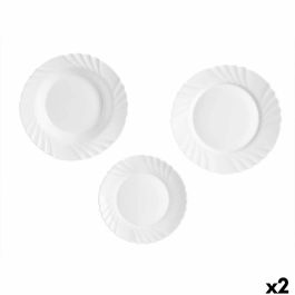 Set de Vajilla Vivalto F-LBP100-80-90 Blanco Vidrio opalino (2 Unidades) Precio: 51.49999943. SKU: B1J6AMGT6H