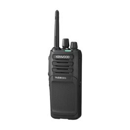 Kenwood PMR446 TK-3701DE - Walkie Talkie Profesional, 48 Canales, Alcance 9 km, Resistente IP54, Batería Recargable, Negro