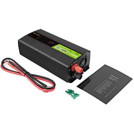 Green Cell Inversor de Corriente para Coche 12V a 230V, 500W/1000W, Onda Pura, con Pantalla LCD