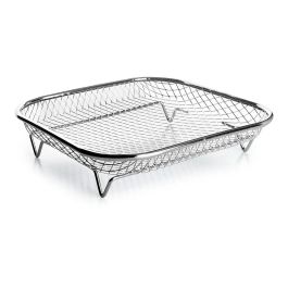 Ibili Cestillo Cuadrado para Freidora de Aire 19,50 x 19,50 x 4,50 cm Acero Inoxidable Precio: 7.49999987. SKU: B16VPRSNKW