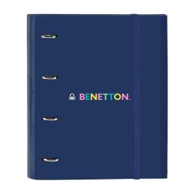 Carpeta de anillas Benetton Cool Azul marino 27 x 32 x 3.5 cm Precio: 10.50000006. SKU: B15ALBEQ4J