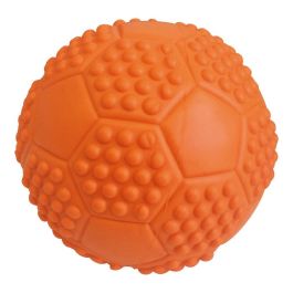 Gloria Pelota de Fútbol para Perros con Sonido, de Goma Resistente, Diámetro 7 cm - Juguete Interactivo para Botar y Lanzar