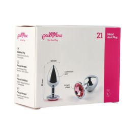 Plug Anal Pick&Love Nº 21 Plateado (9,5 cm)