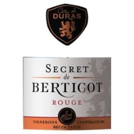 Secret Berticot 2017 Côtes de Duras - Vino tinto del Sudoeste x1