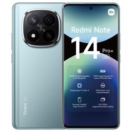 Xiaomi Redmi Note 14 Pro+ 5G Smartphone 256GB 8GB RAM Frost Blue | Snapdragon 7s Gen 3 | Pantalla AMOLED 6.67" 120Hz | Cámara 200MP | Batería 5110mAh | IP68 Precio: 364.49999949. SKU: B1BX437Y6P