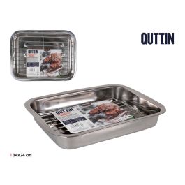 Bandeja rectangular con grill Quttin 33x24 cm (6 Unidades) Precio: 42.50000007. SKU: B1HDJPKM22
