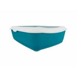 Arenero para Gatos Trixie Classic Azul Blanco Plástico 37 × 15 × 47 cm