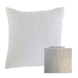 Cojin Boho DKD Home Decor Blanco 60 x 60 cm (2 Unidades)