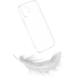 eSTUFF Funda INFINITE VIENNA para iPhone 16 Transparente TPU 100% Plástico Reciclado
