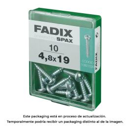 Fadix Tornillo Rosca Chapa CR Cinc 4,8x19mm, Caja de 10 Unidades Precio: 2.50000036. SKU: S7913616