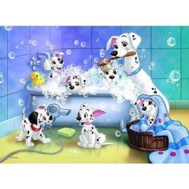 Nathan Puzzle Infantil Los 101 Dálmatas (Escena del Baño) 60 Piezas para Niños +6 Años | Multicolor 36x26 cm