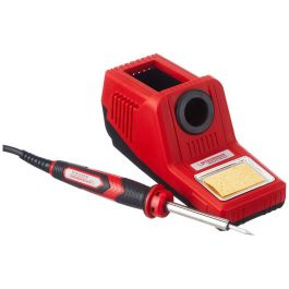Rothenberger Estación de Soldadura Digital 60W con Temperatura Regulable 200-450°C, 3 Puntas y 2 Bobinas de Estaño