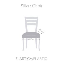 Funda para Silla Eysa TROYA Gris 50 x 5 x 50 cm 2 Unidades Funda para Silla Eysa TROYA Gris 50 x 5 x 50 cm 2 Unidades