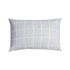 Cojín Cuadros Gris Perla Algodón 50 X 70 cm Precio: 26.6805. SKU: B1CYDWTLXH