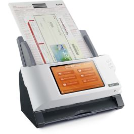 Plustek A350 Enterprise Scanner Documentos A3, 600x600 DPI, Escaneo Dúplex, Pantalla Táctil 7"