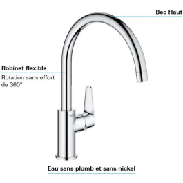 Grohe 4005176478598 Mezcla Monocommande del Fregadero