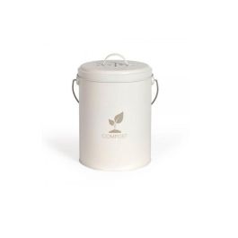 Livoo MES154C Cubo de compostaje de cocina Cream de 6 l