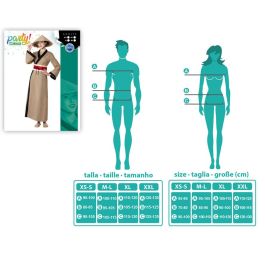 Disfraz Kimono China Marrón para Mujer Adulto con Vestido y Cinturón, Talla XS-S. Ideal para Fiestas Temáticas Países del Mundo Disfraz Kimono China Marrón para Mujer Adulto con Vestido y Cinturón, Talla XS-S. Ideal para Fiestas Temáticas Países del Mundo