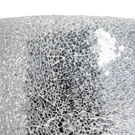 Jarrón Blanco Fibra de Vidrio Decoración 34 X 34 X 127 cm