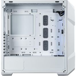 Cooler Master Caja MasterBox TD500 Mesh V2 Blanca con Ventiladores ARGB, Panel Frontal FineMesh y USB 3.2 Gen 2 Tipo C - TD500V2-WGNN-S00