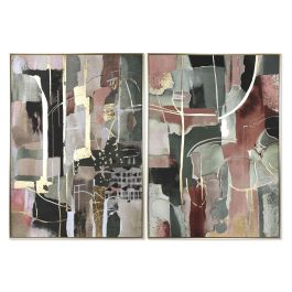 Cuadro Home ESPRIT Abstracto Moderno 103 x 4,5 x 143 cm (2 Unidades) Precio: 194.89000036. SKU: B1D4PMTMSE