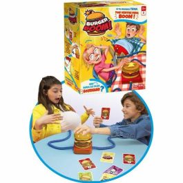 Lansay LAN3181860751947 Burger Boom - Juego de mesa infla la barriga ¿Quién hará BOOM? para 5 años